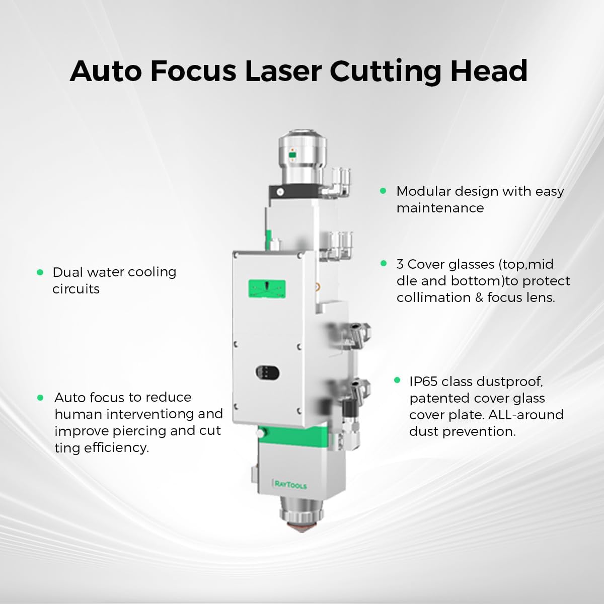 Raytools BM110-QBH-100/150-3,3KW Fiber Lazer Kesme Kafası